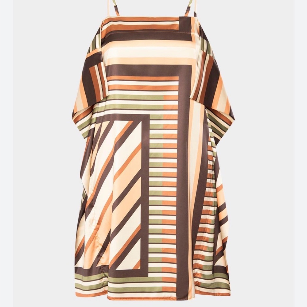 Misa Los Angeles Mayam scarf mini dress
